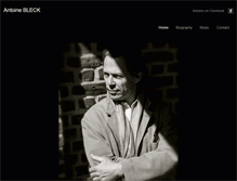 Tablet Screenshot of frenchcrooner.com